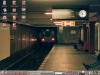 desktop theme subway Berlin, screenshot KDE desktop 2