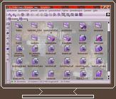 Desktop Theme Landschaften, Screenshot KFM
