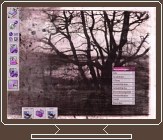 desktop theme landscapes, screenshot WindowMaker 1