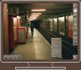 desktop theme subway Berlin, screenshot WindowMaker 1