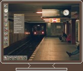 desktop theme subway Berlin, screenshot WindowMaker 2